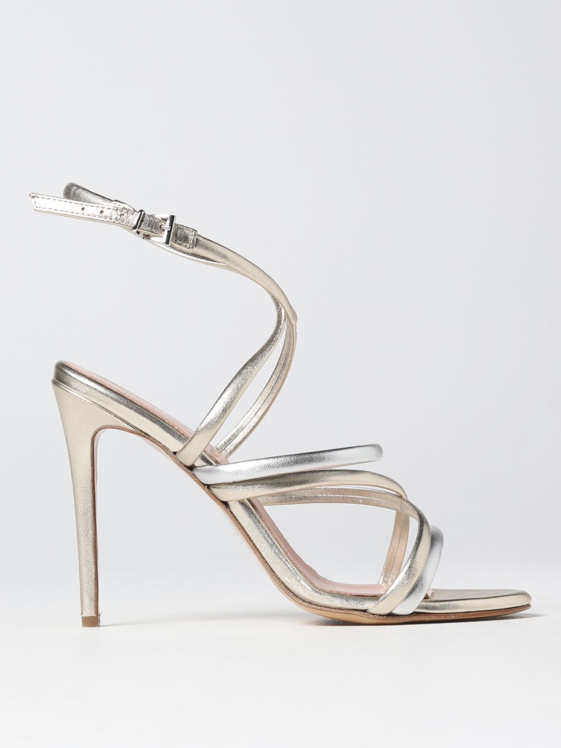 Anna F. Heeled Sandals ANNA F. Woman colour Champagne