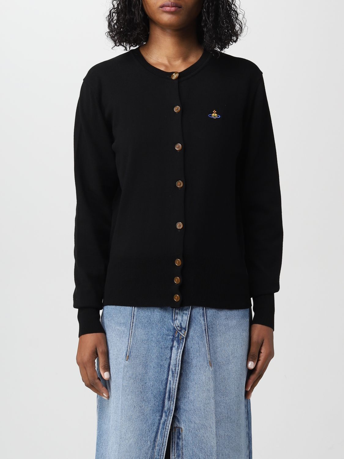 Vivienne Westwood Cardigan VIVIENNE WESTWOOD Woman colour Black