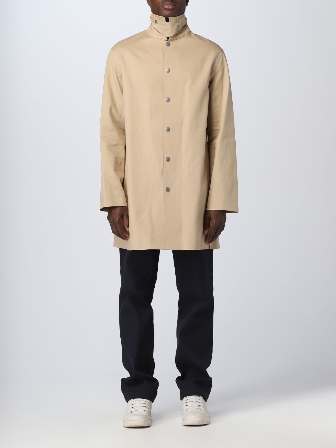 A.P.C. Trench Coat A.P.C. Men colour Beige