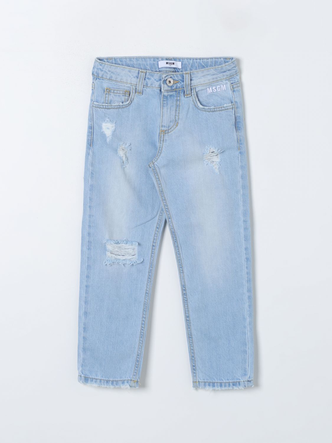 Msgm Kids Trousers MSGM KIDS Kids colour Denim