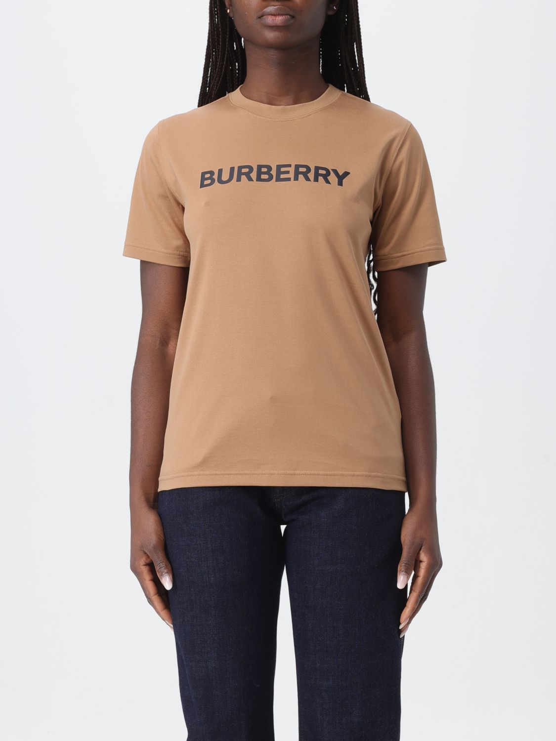 Burberry T-Shirt BURBERRY Woman colour Brown