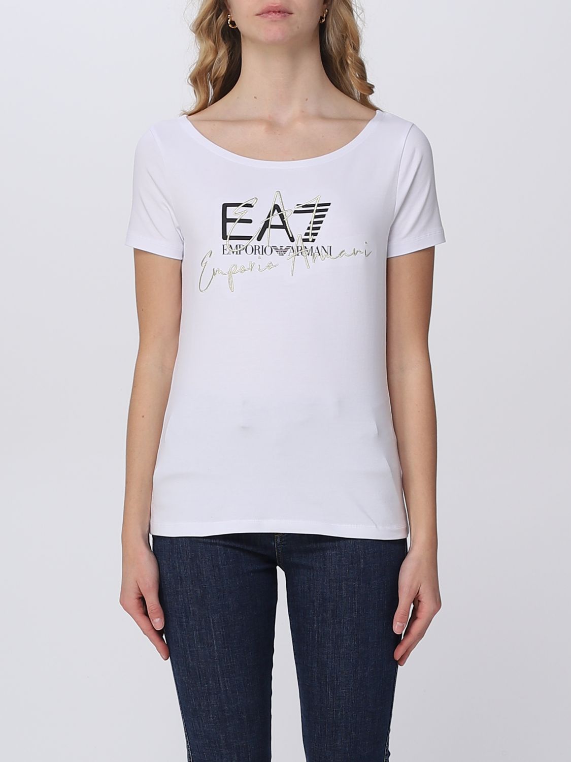 EA7 T-Shirt EA7 Woman colour White