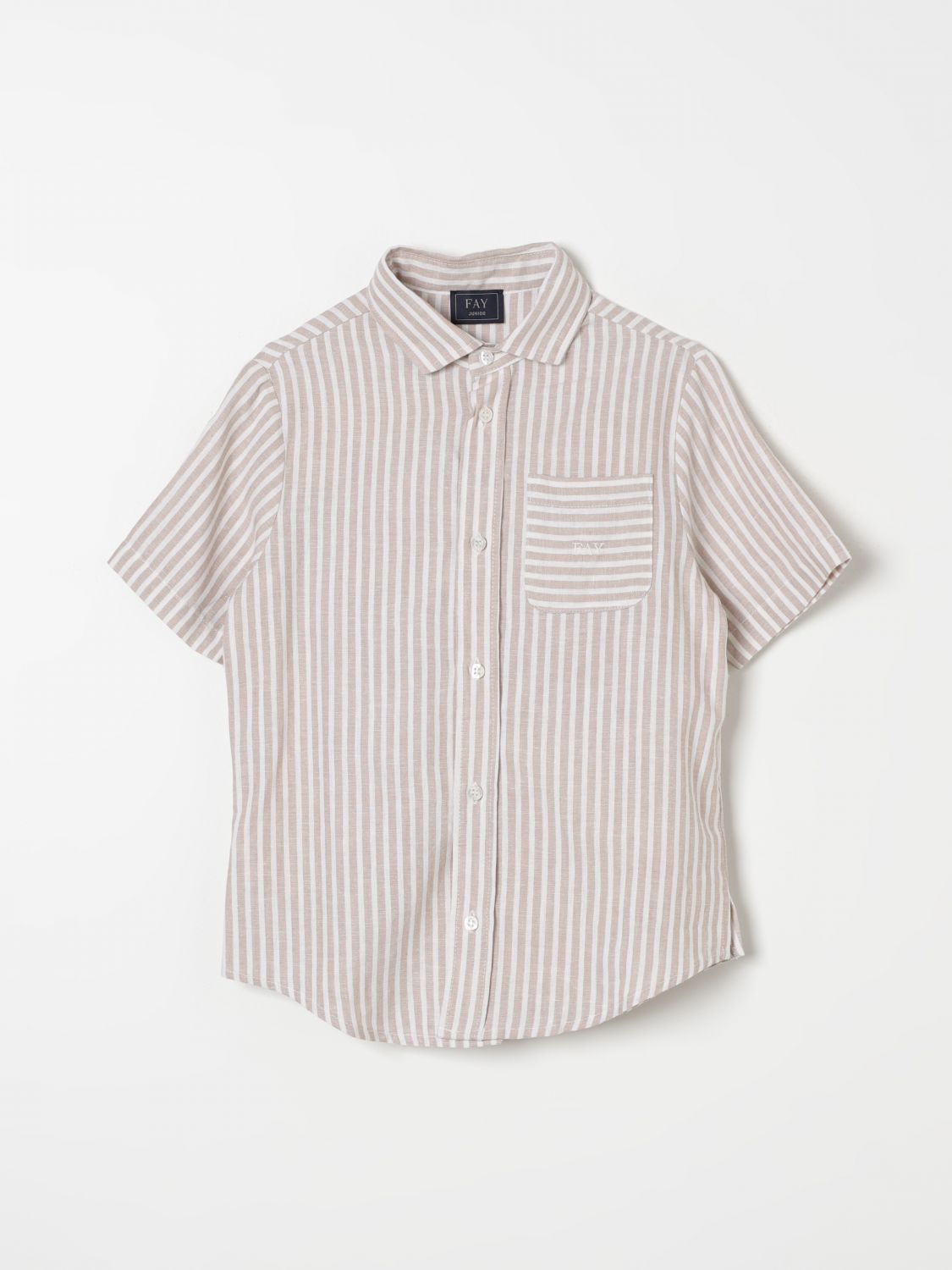 Fay Junior Shirt FAY JUNIOR Kids color Beige