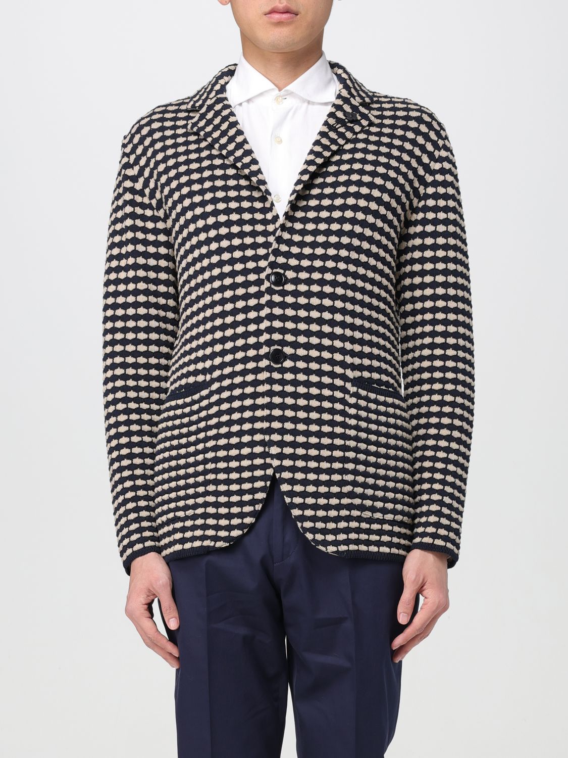 Lardini Blazer LARDINI Men colour Beige