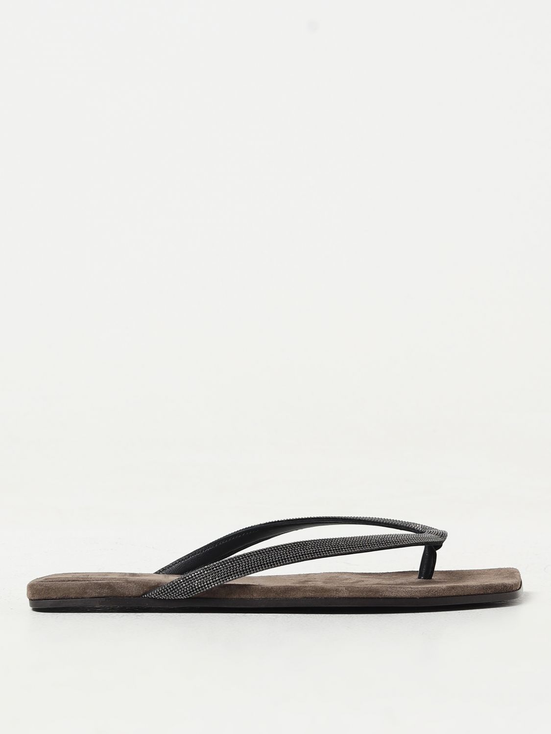 Brunello Cucinelli Flat Sandals BRUNELLO CUCINELLI Woman colour Black