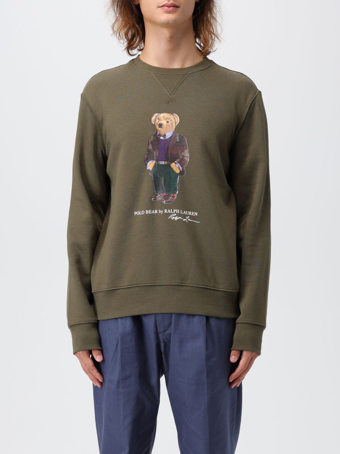 Polo Bear By Ralph Lauren Tweed Bear Sweatshirt