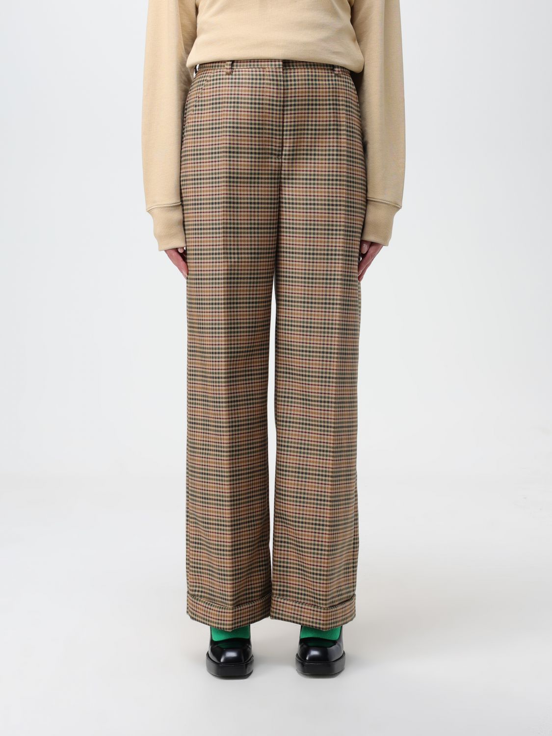 Kenzo Trousers KENZO Woman colour Brown