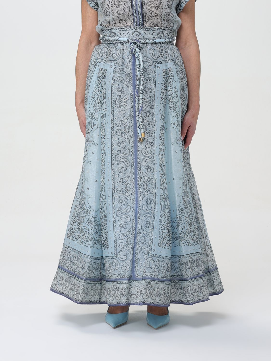 Zimmermann Skirt ZIMMERMANN Woman colour Blue