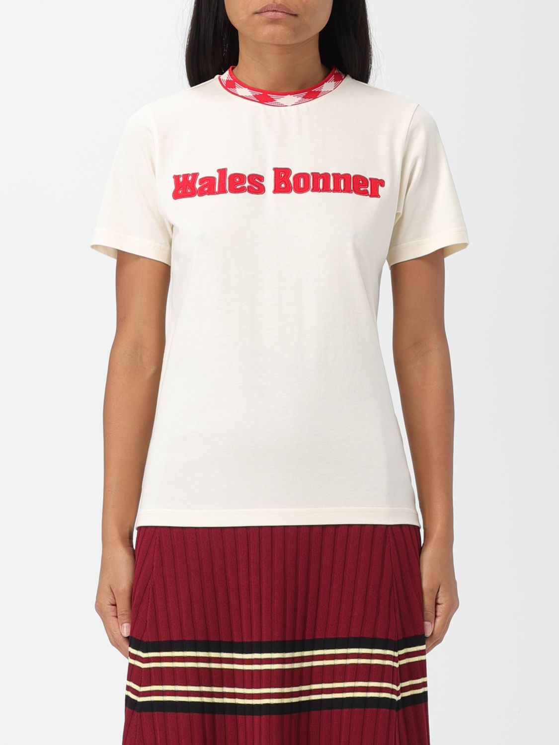 Wales Bonner T-Shirt WALES BONNER Woman colour Ivory