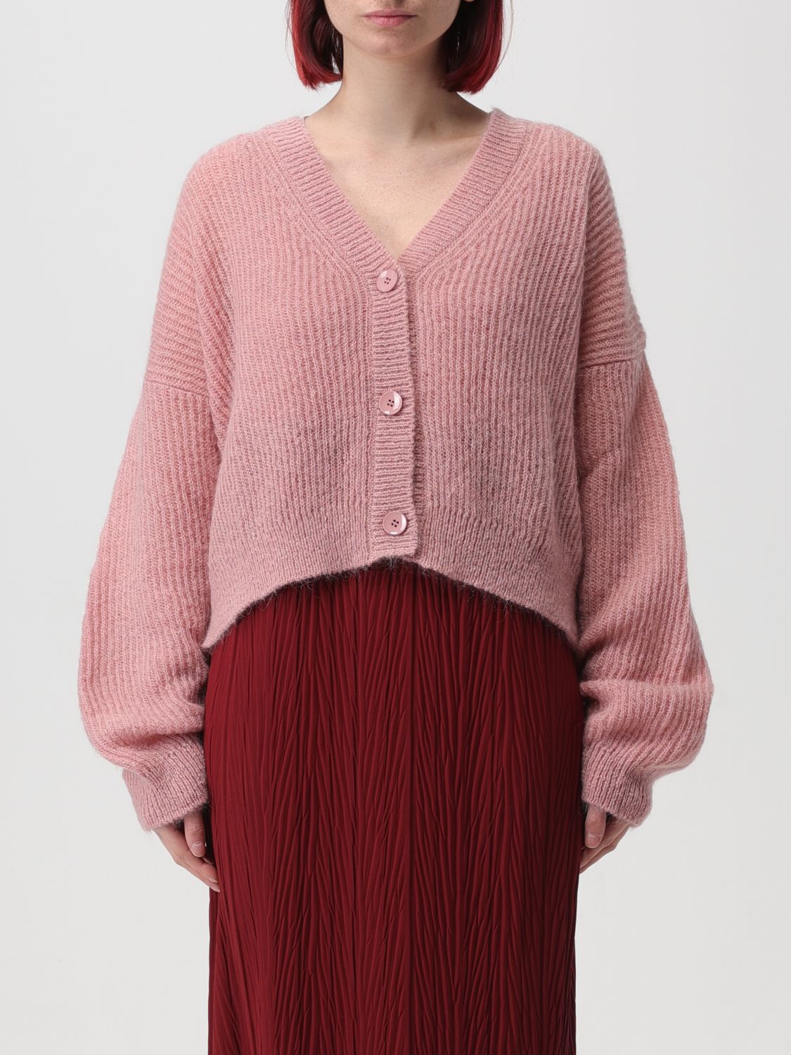 Max Mara Leisure Cardigan MAX MARA LEISURE Woman colour Pink