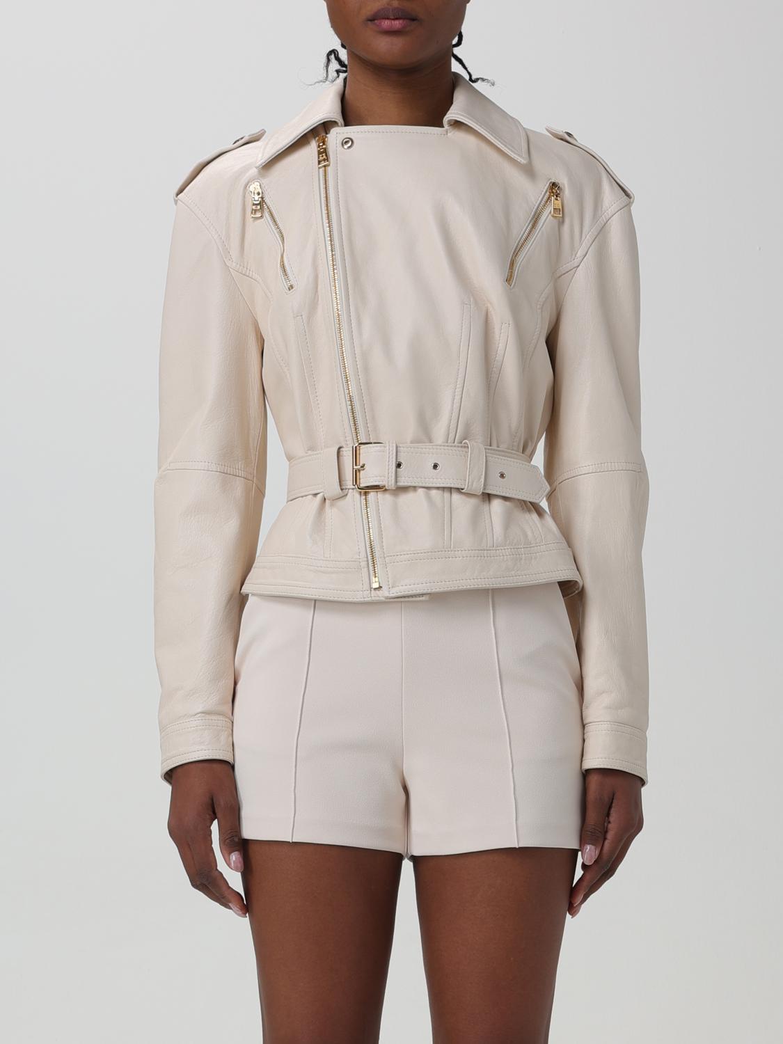 Elisabetta Franchi Jacket ELISABETTA FRANCHI Woman colour Butter