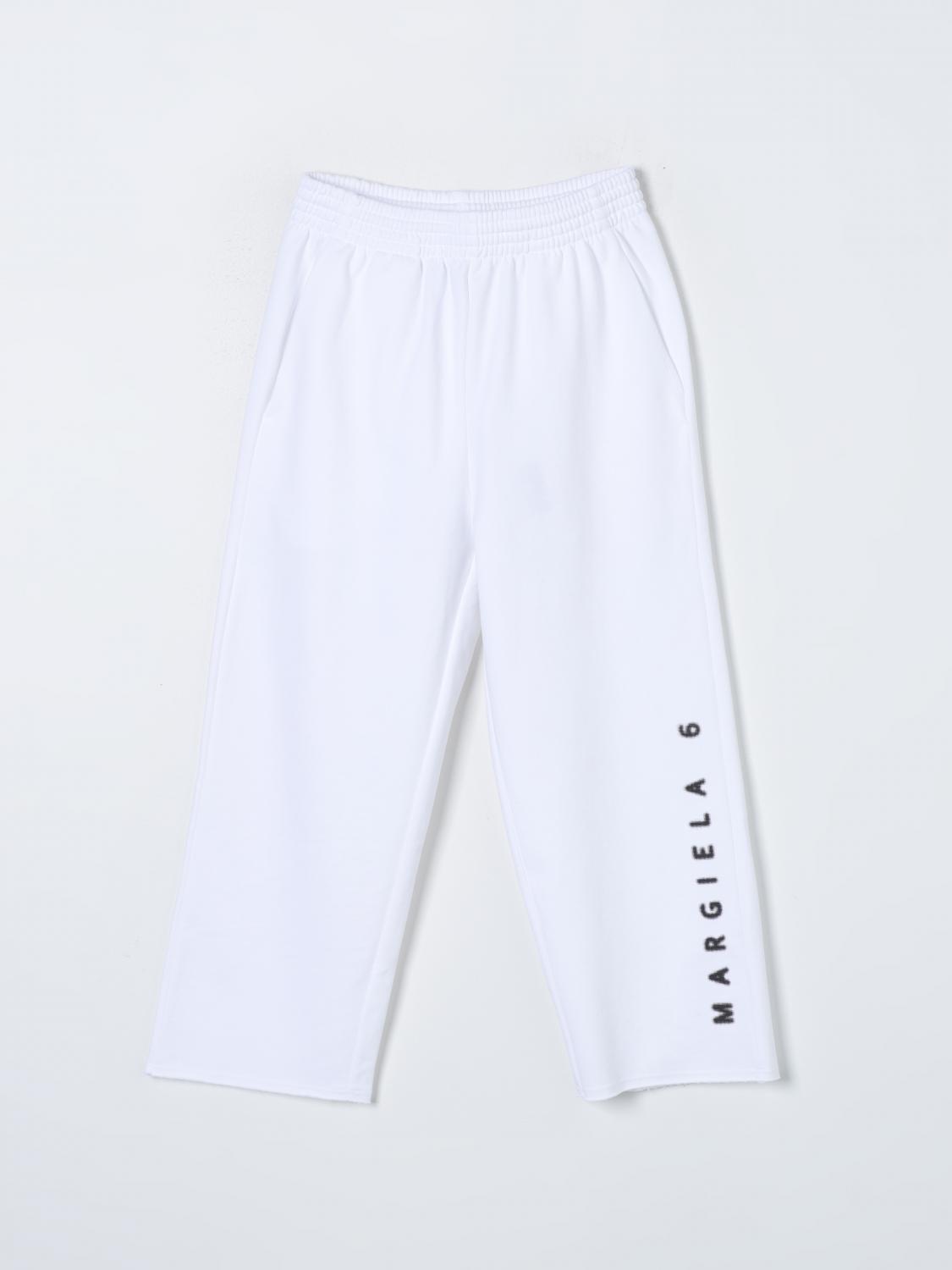 MM6 Maison Margiela Trousers MM6 MAISON MARGIELA Kids colour White