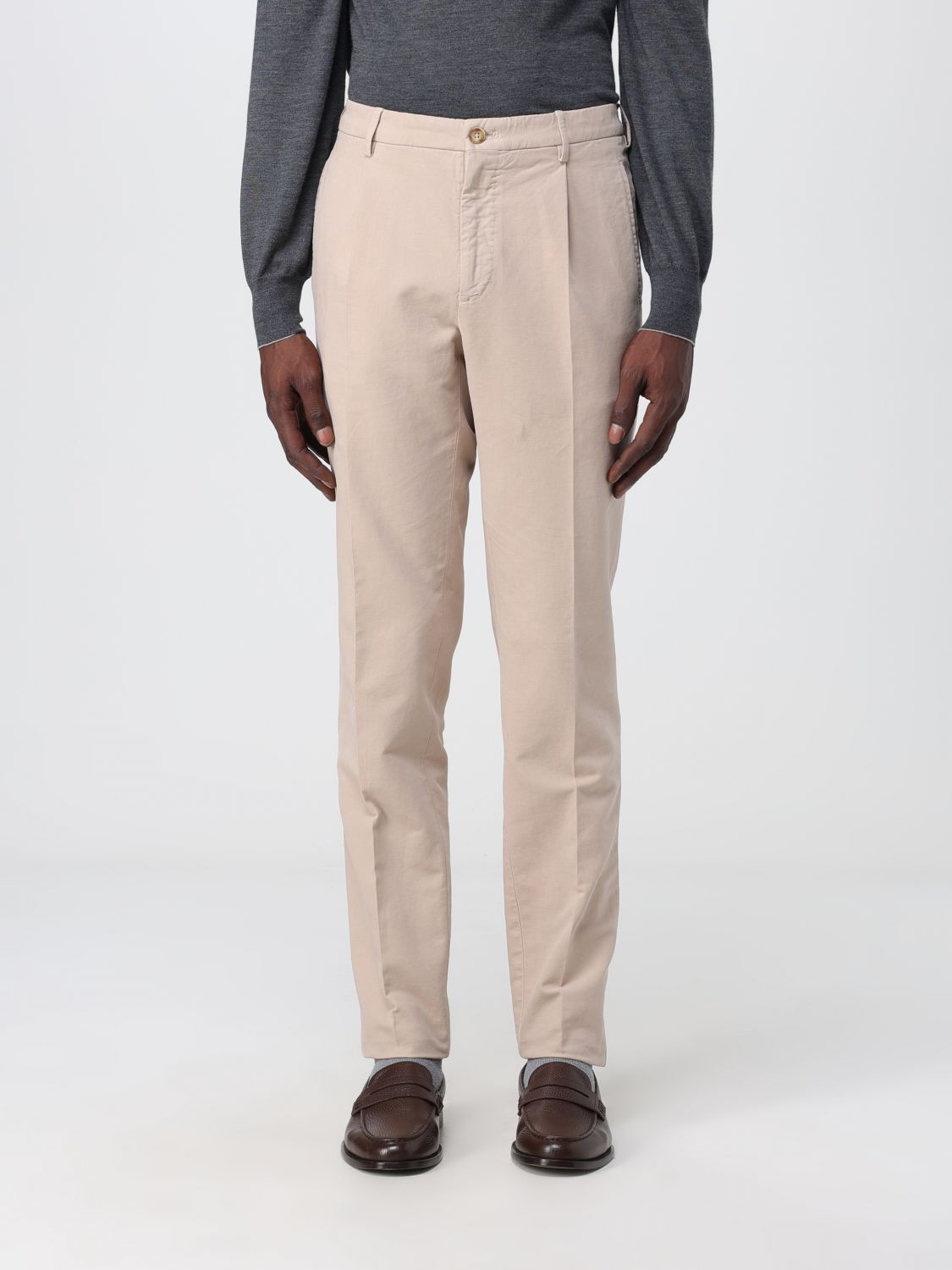 Incotex Trousers INCOTEX Men colour Ivory