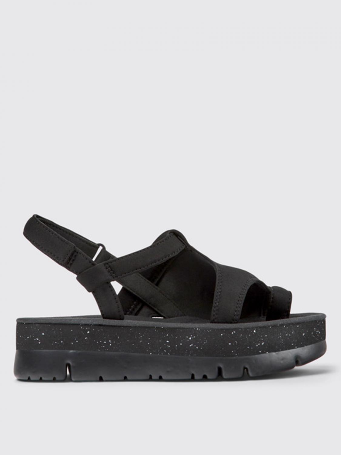 Camper Flat Sandals CAMPER Woman colour Black