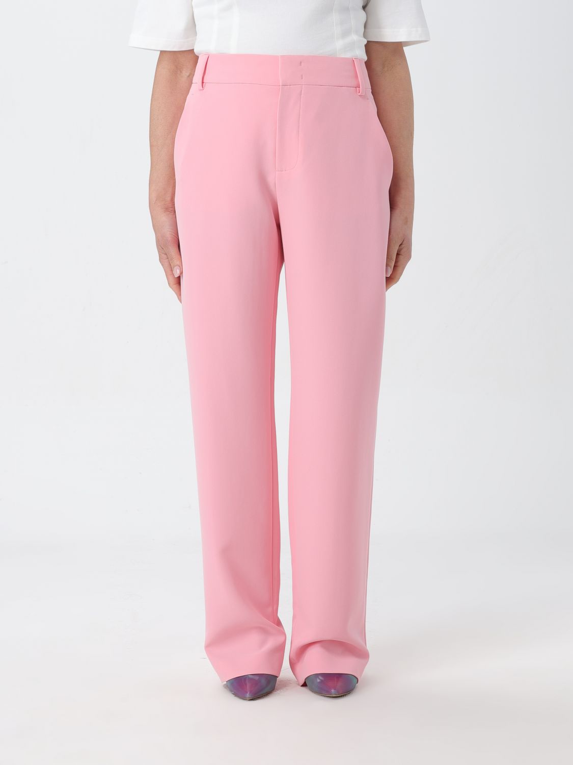Moschino Jeans Trousers MOSCHINO JEANS Woman colour Pink