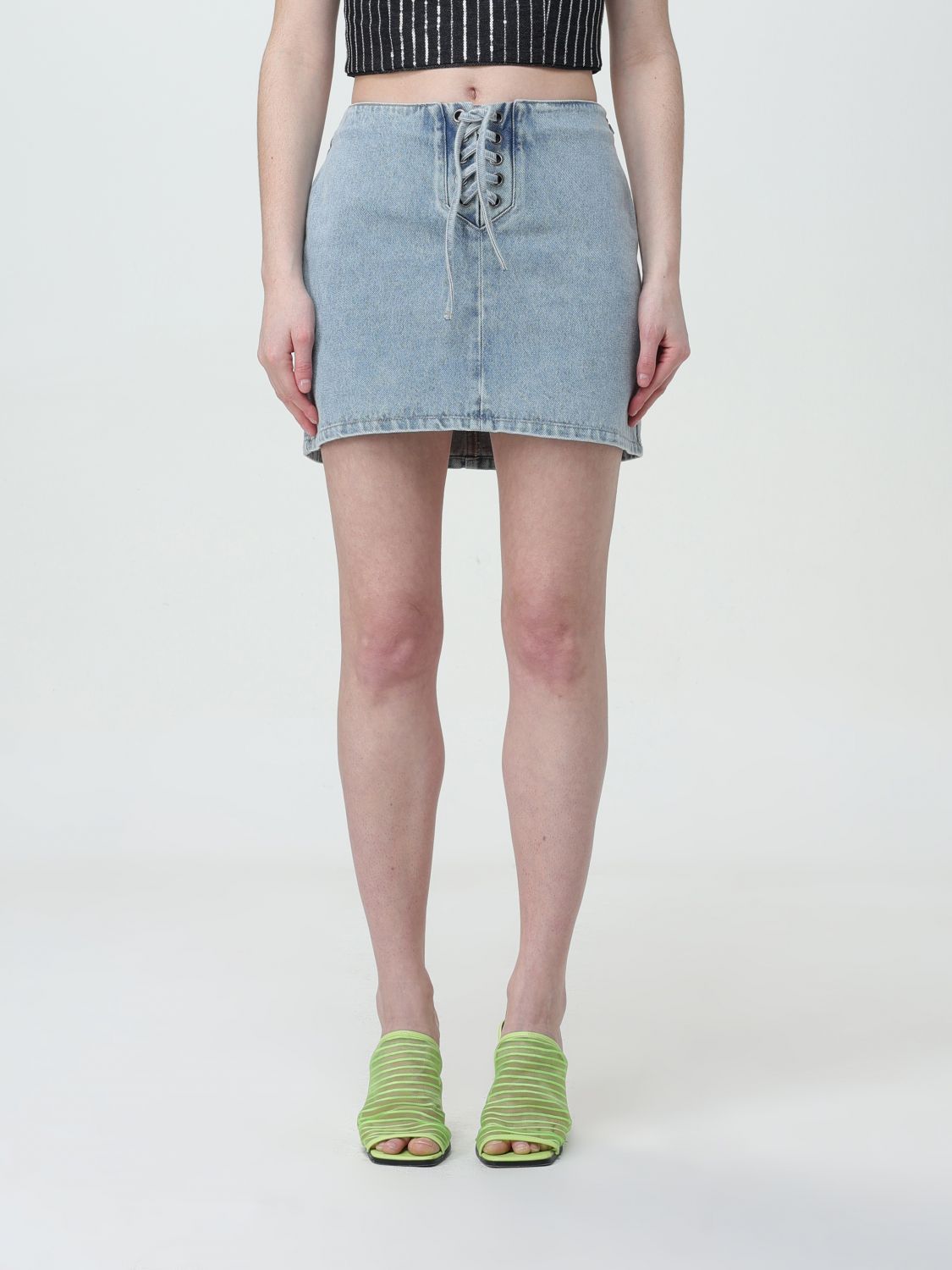 Rotate Skirt ROTATE Woman colour Stone Washed