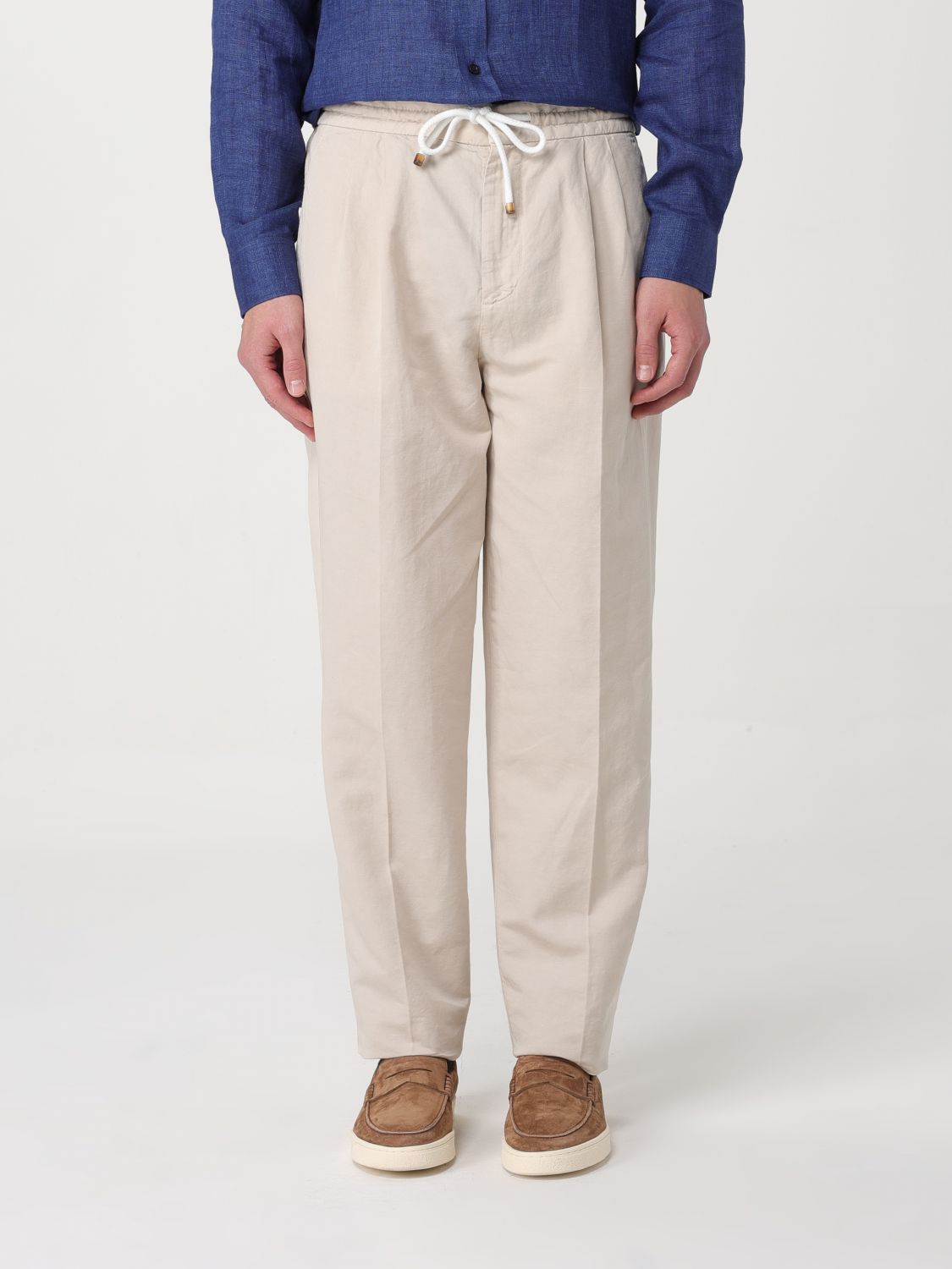 Brunello Cucinelli Trousers BRUNELLO CUCINELLI Men colour Rope