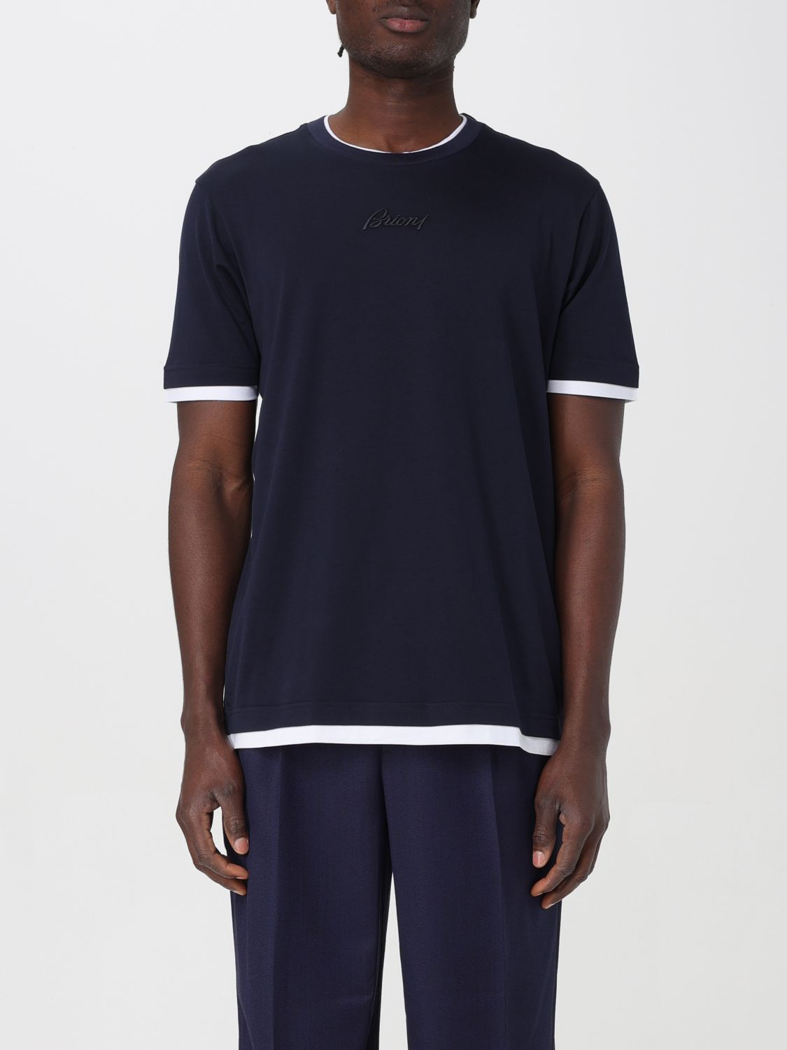 Brioni T-Shirt BRIONI Men color Blue