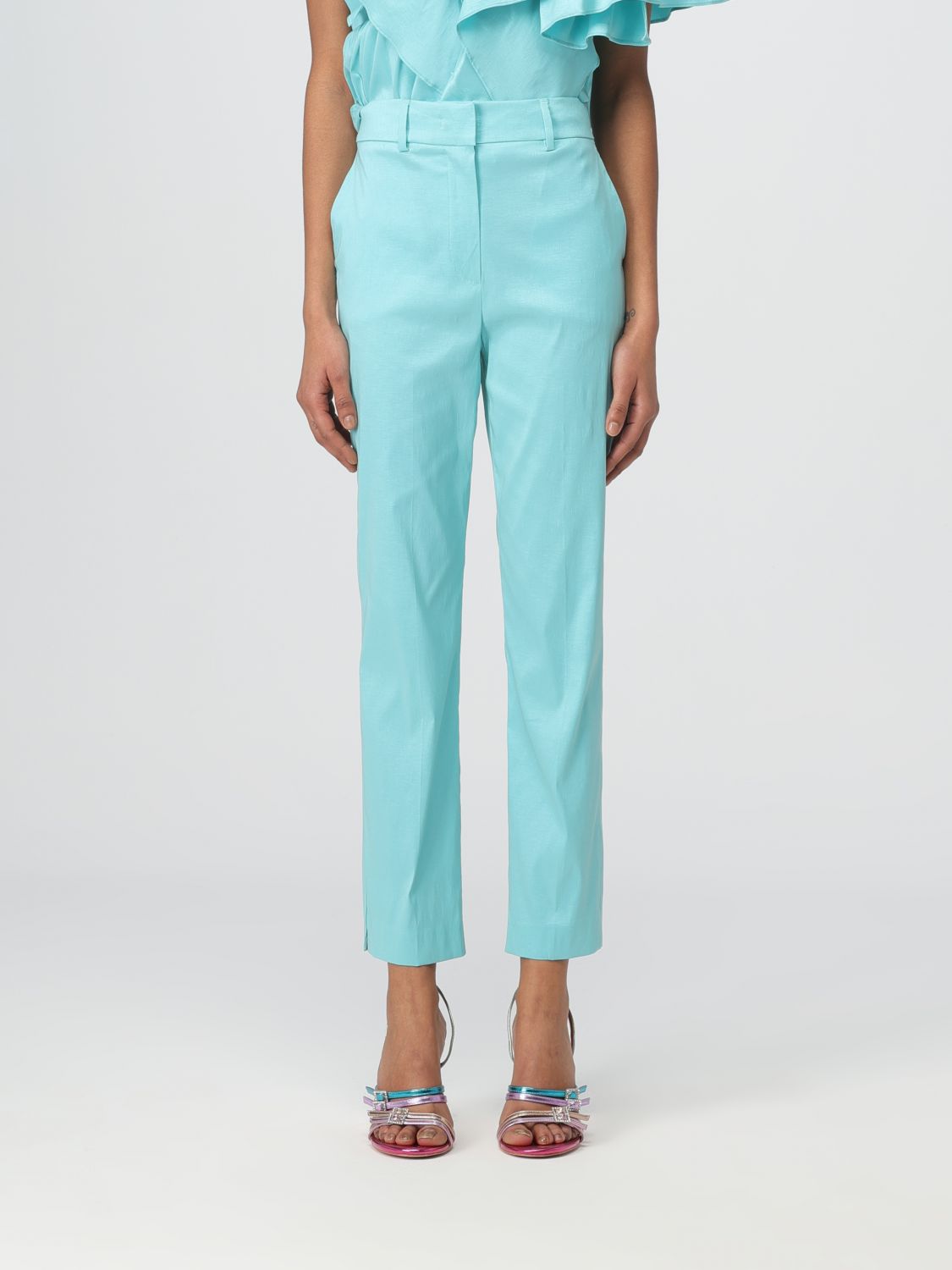 H Couture Trousers H COUTURE Woman colour Water