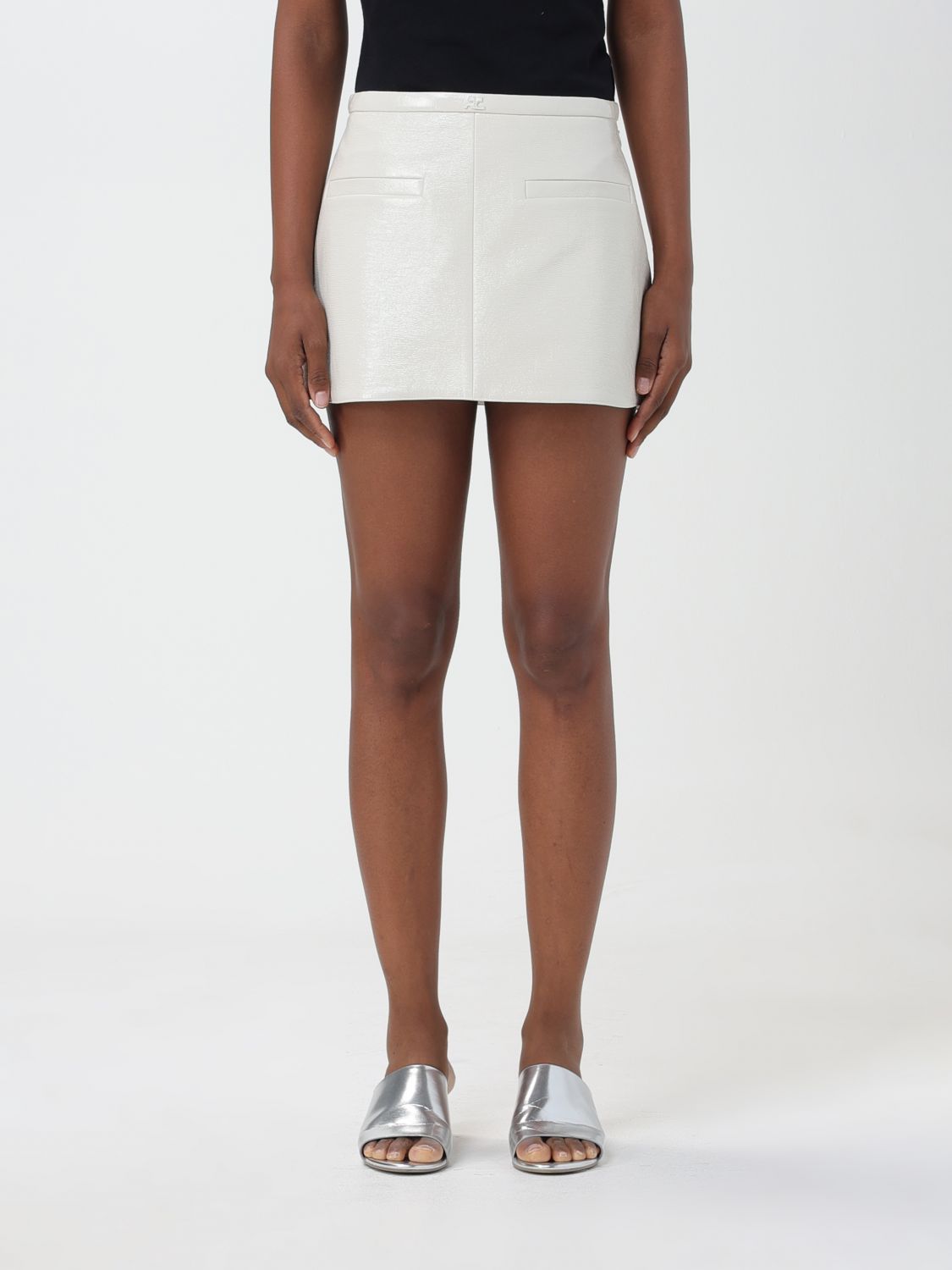 Courrèges Skirt COURRÈGES Woman colour White