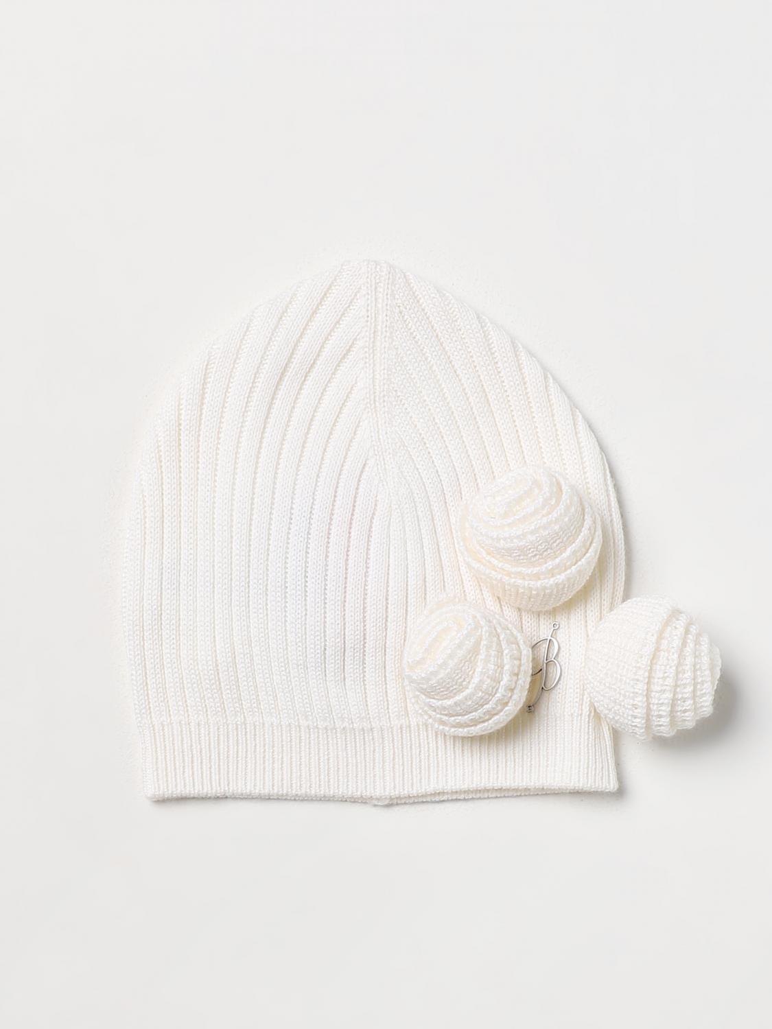 Miss Blumarine Girls' Hats MISS BLUMARINE Kids colour White