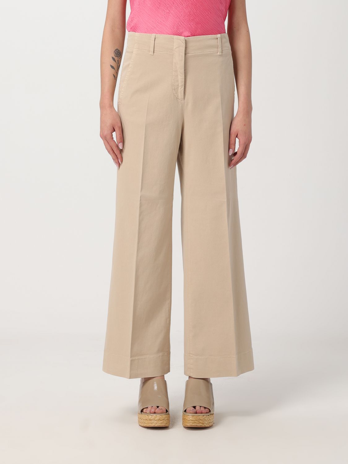 Slowear Trousers SLOWEAR Woman colour Beige