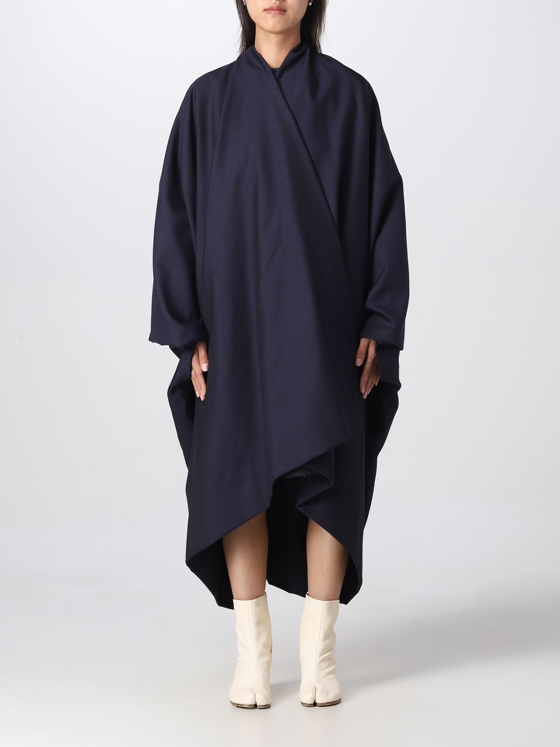 Maison Margiela Coat MAISON MARGIELA Woman colour Blue