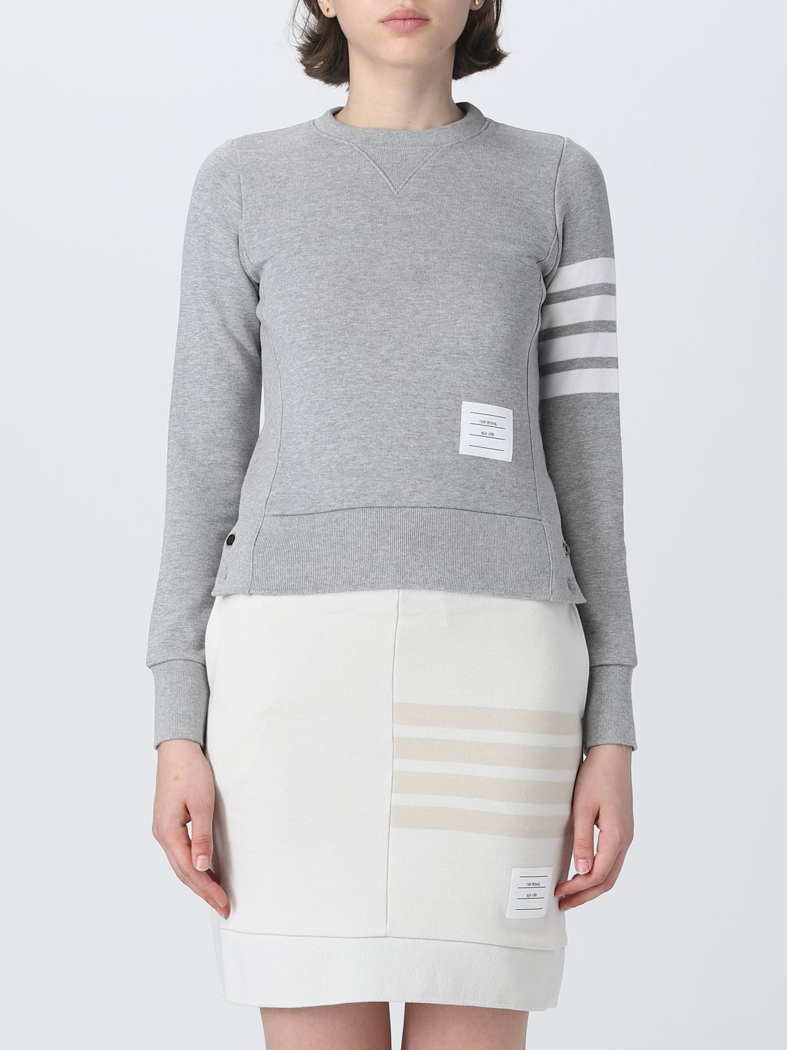 Thom Browne Sweatshirt THOM BROWNE Woman colour Grey