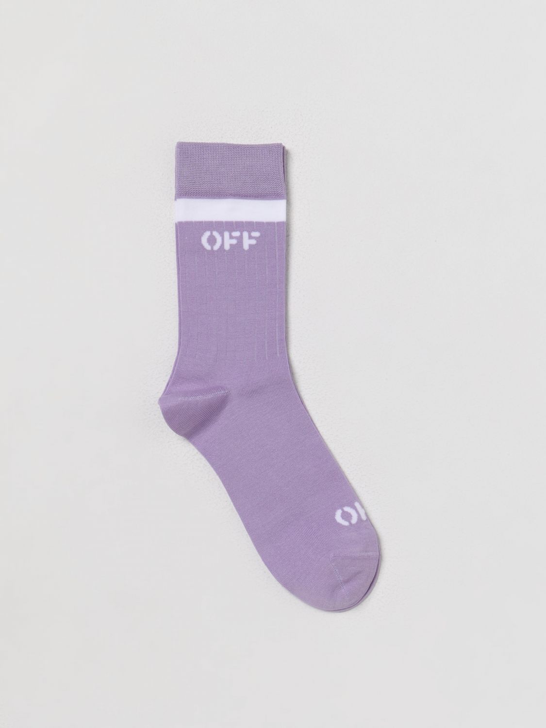 OFF-WHITE Socks OFF-WHITE Woman colour Lilac