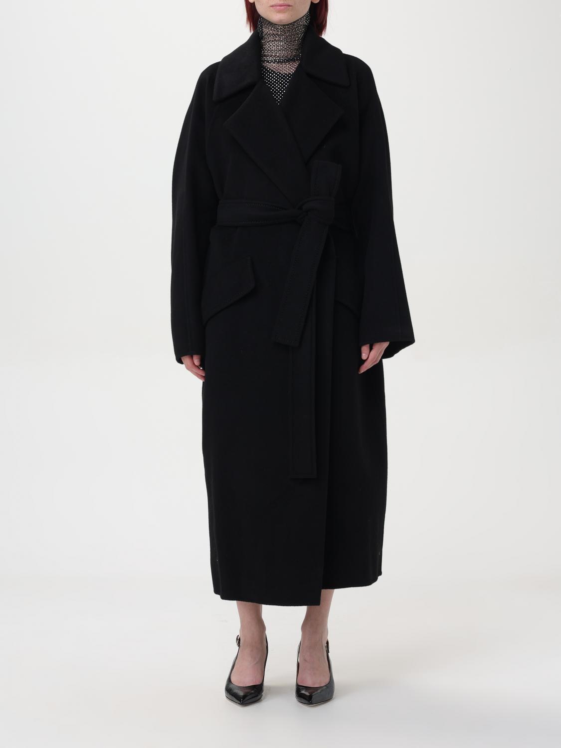 Sportmax Coat SPORTMAX Woman color Black