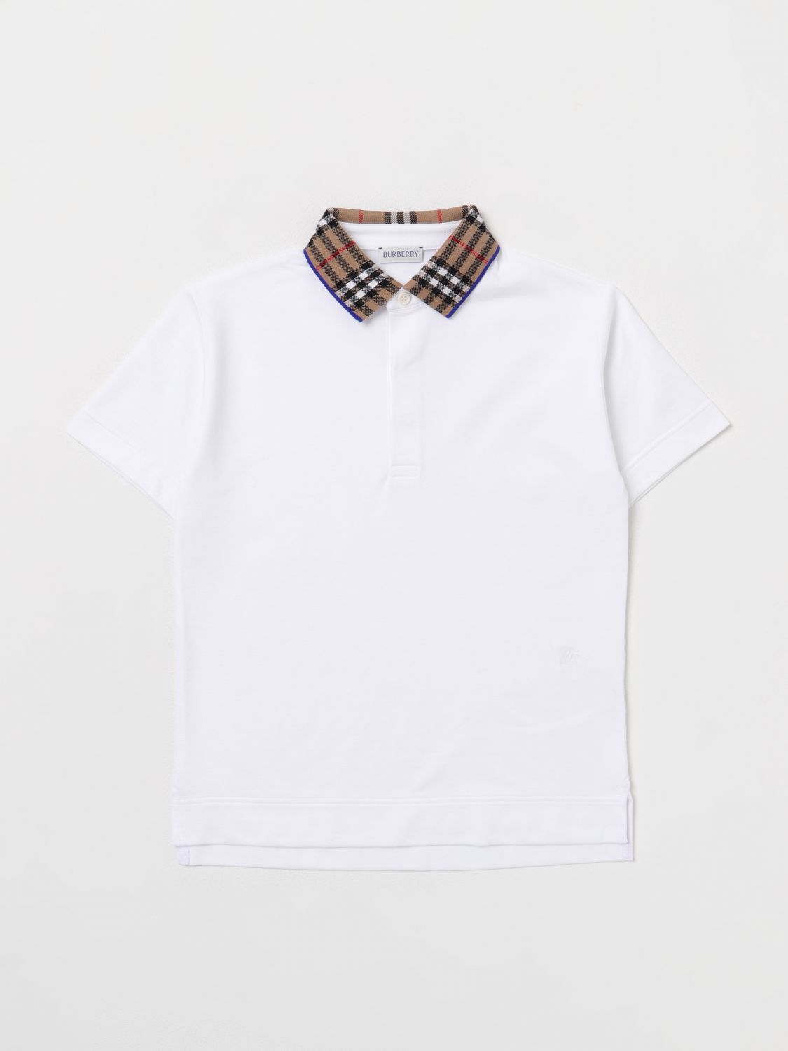 Burberry Kids Polo Shirt BURBERRY KIDS Kids colour White