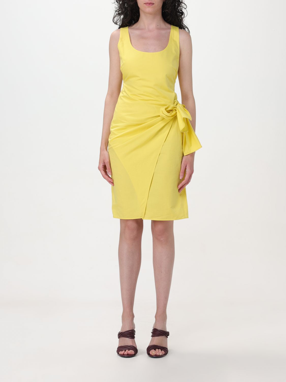 Pinko Dress PINKO Woman color Yellow