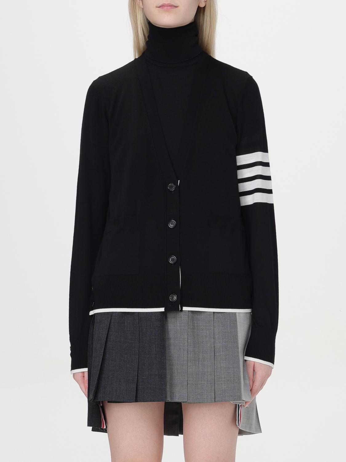 Thom Browne Cardigan THOM BROWNE Woman color Black