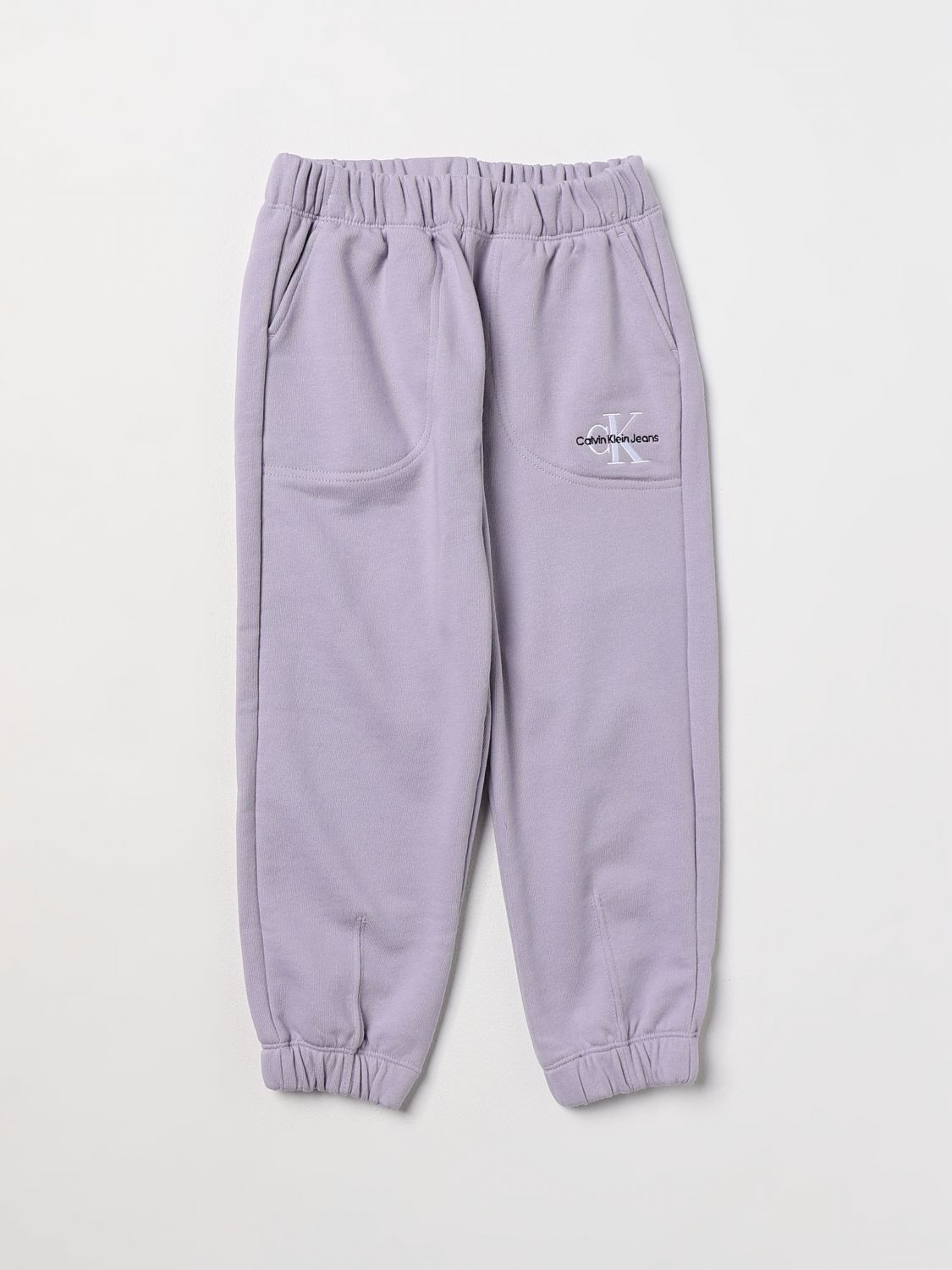 Calvin Klein Trousers CALVIN KLEIN Kids colour Violet