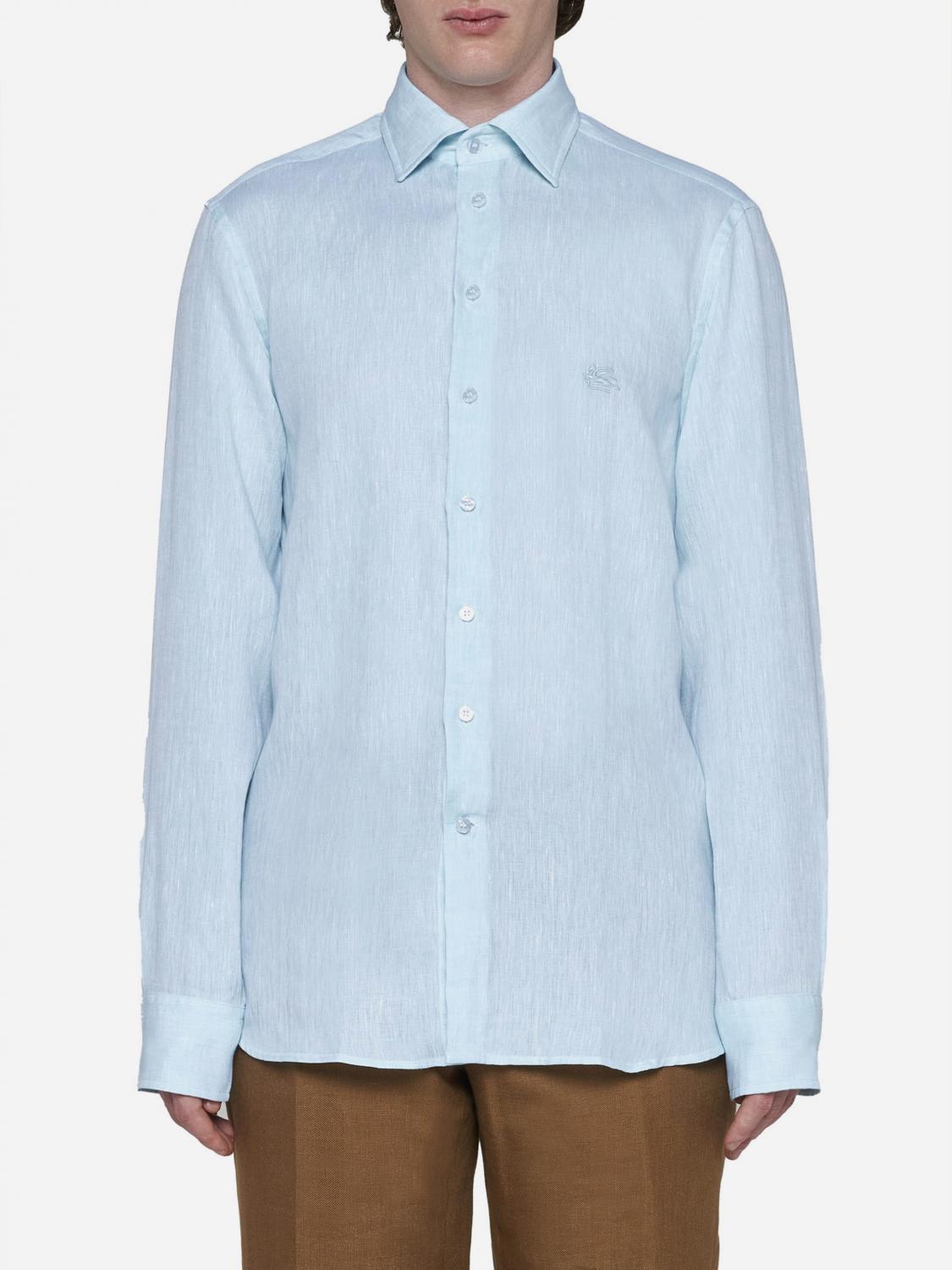 Etro Shirt ETRO Men color Gnawed Blue