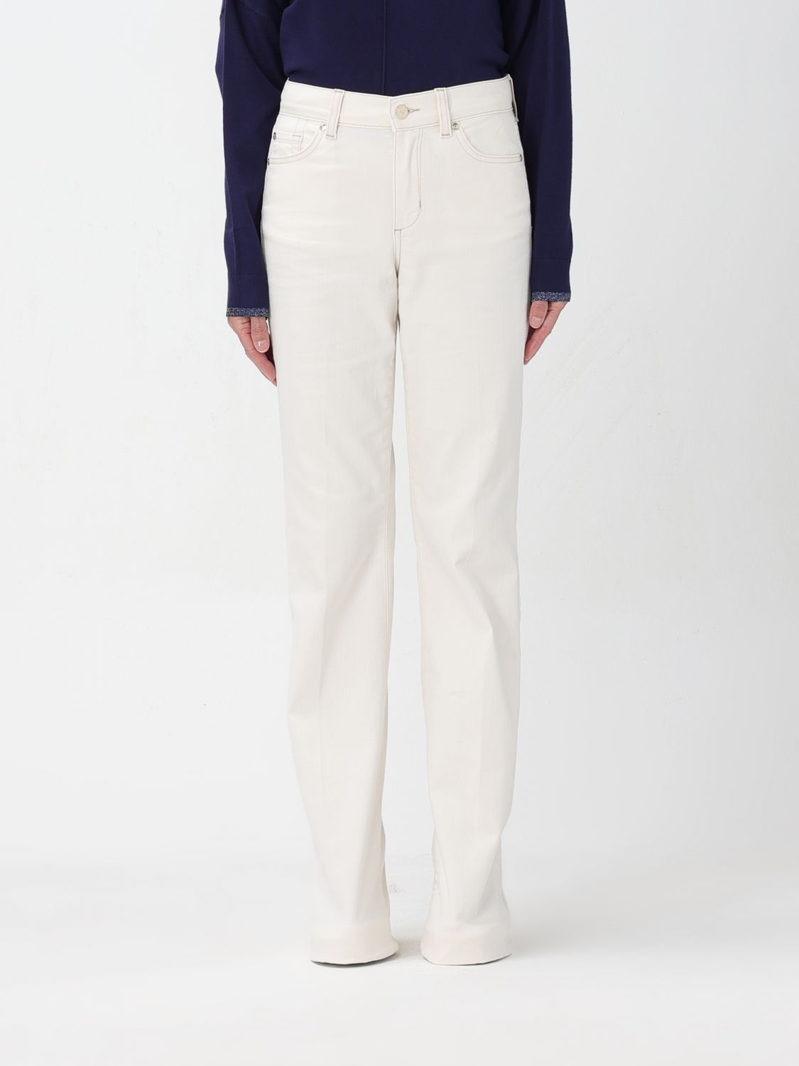 Liu Jo Trousers LIU JO Woman colour White