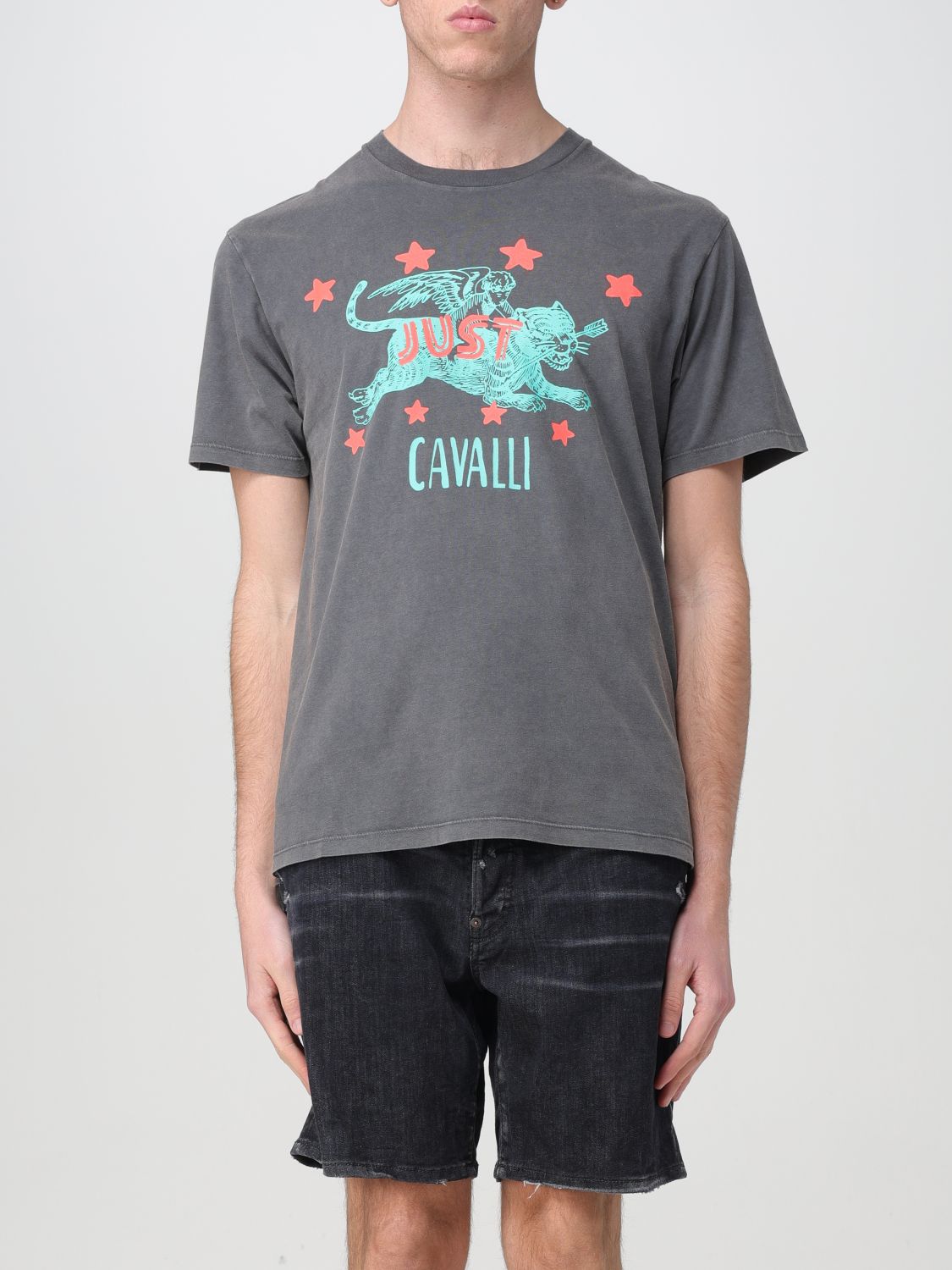 Just Cavalli T-Shirt JUST CAVALLI Men colour Black