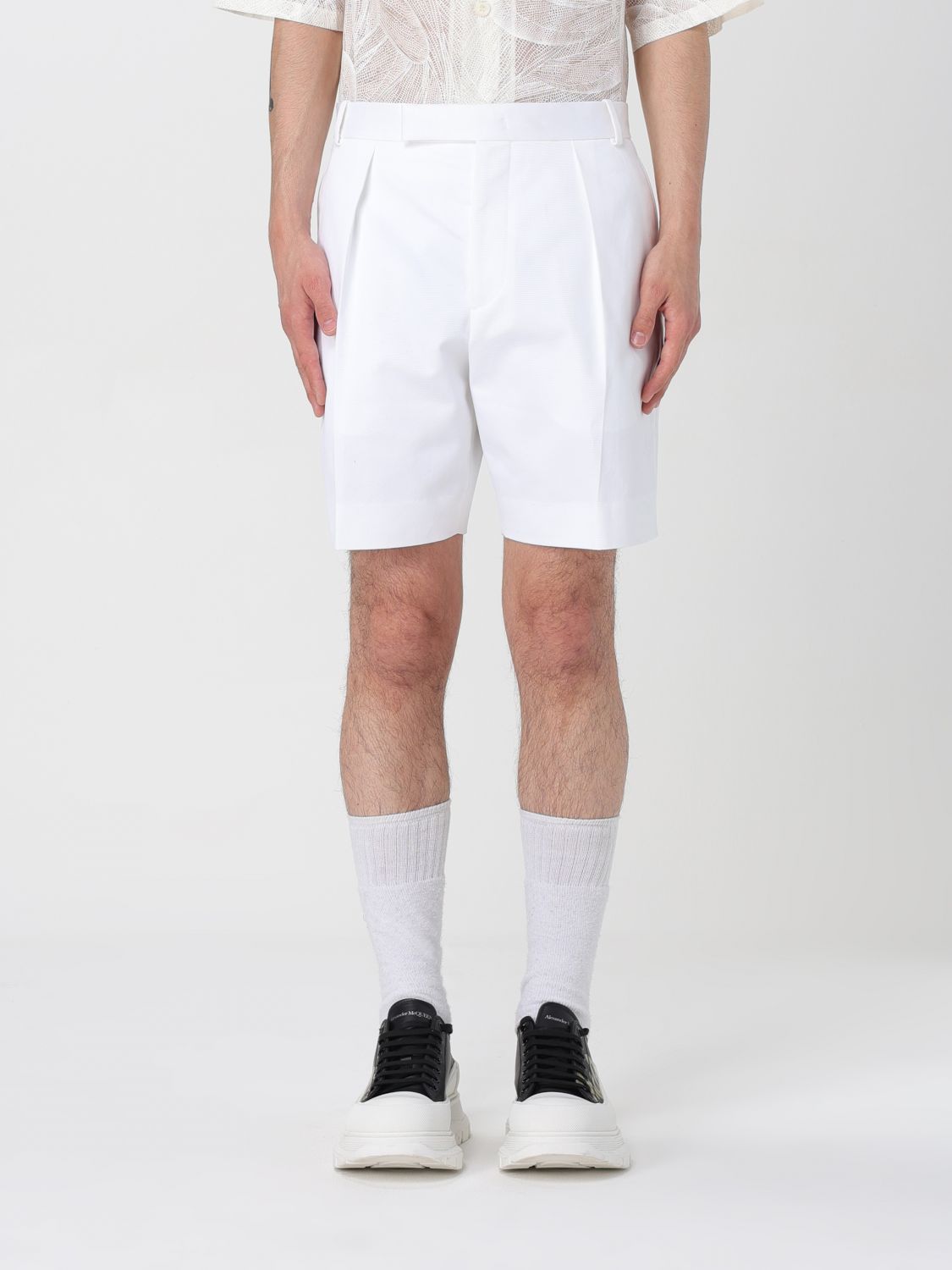 Alexander McQueen Short ALEXANDER MCQUEEN Men colour White