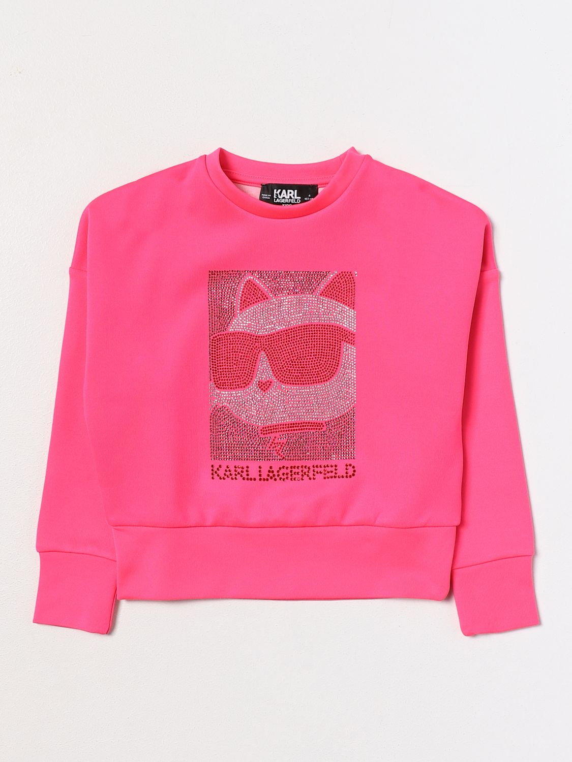 Karl Lagerfeld Kids Jumper KARL LAGERFELD KIDS Kids colour Fuchsia