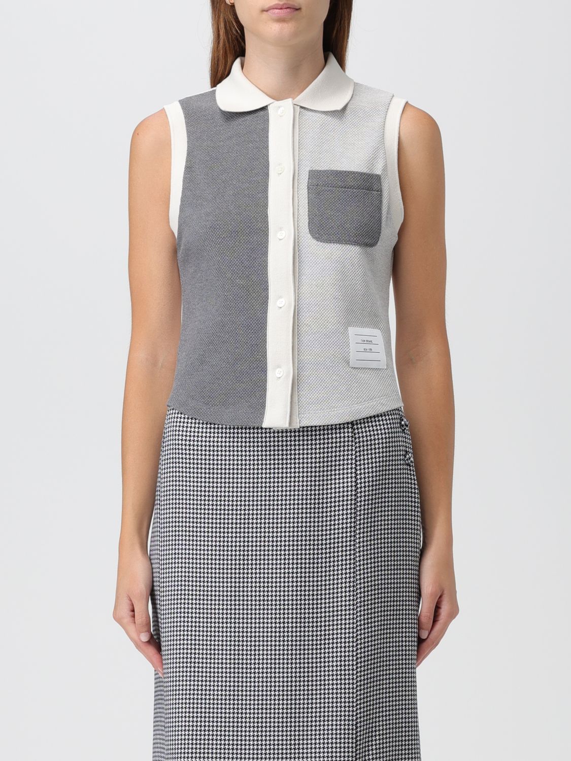 Thom Browne Jumper THOM BROWNE Woman colour Grey