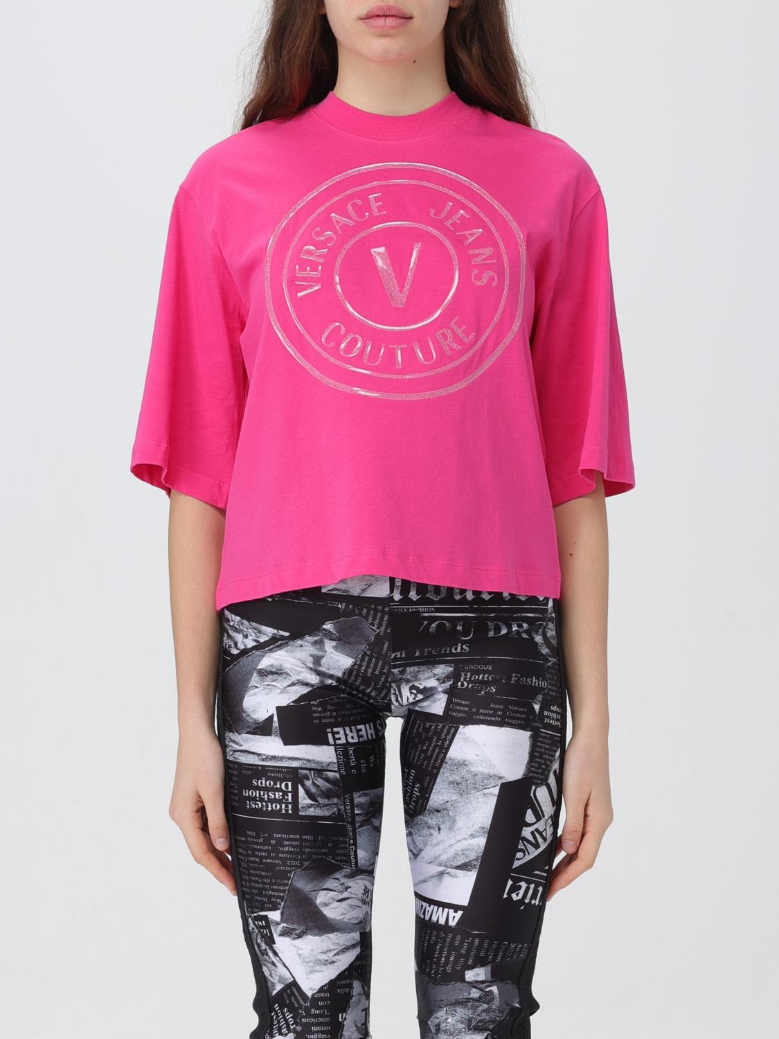 Versace Jeans Couture T-Shirt VERSACE JEANS COUTURE Woman colour Fuchsia