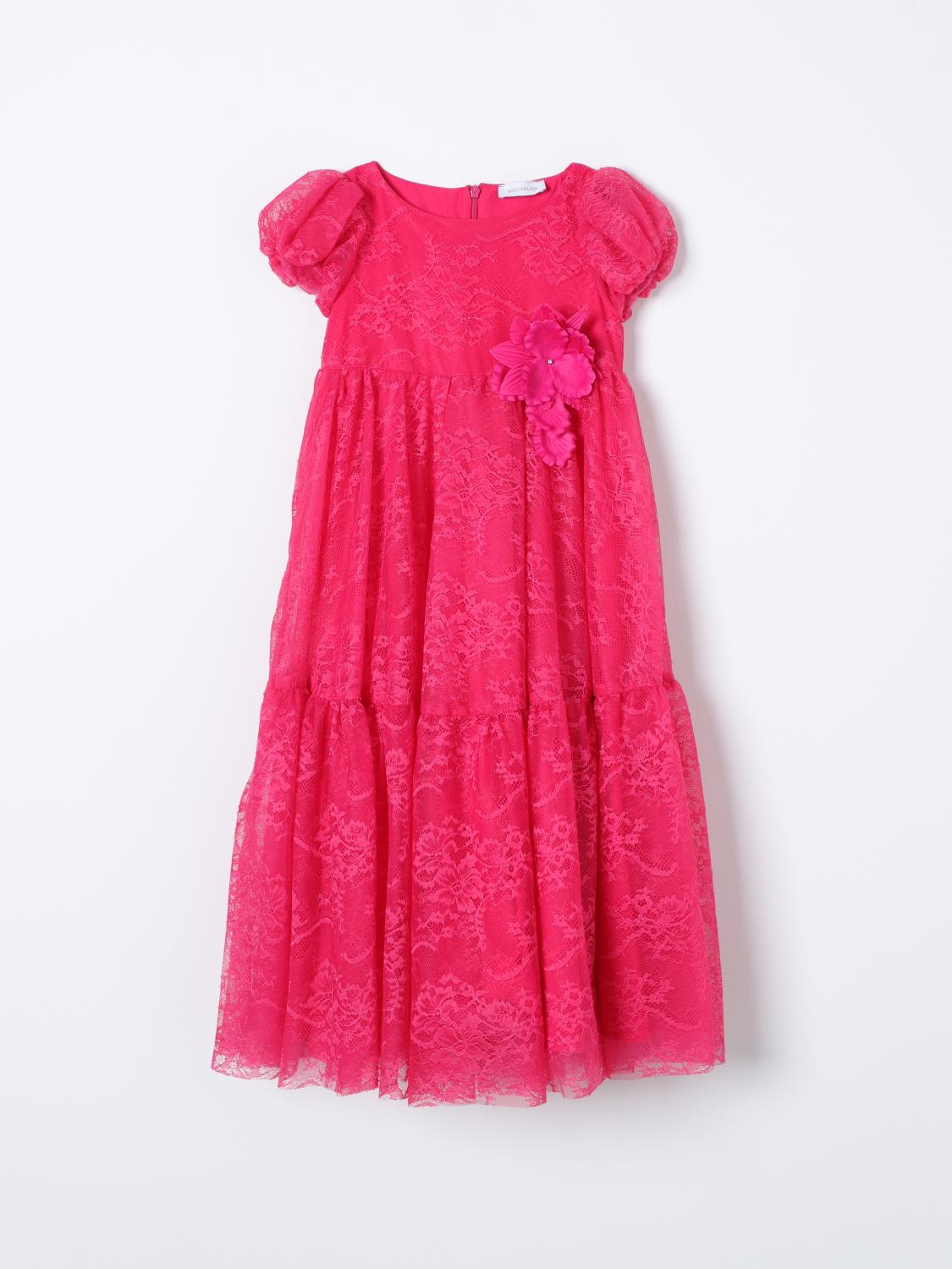 Monnalisa Dress MONNALISA Kids color Fuchsia