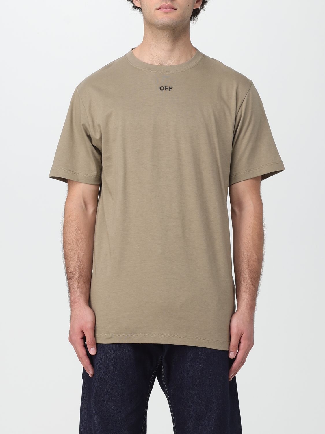 OFF-WHITE T-Shirt OFF-WHITE Men colour Beige