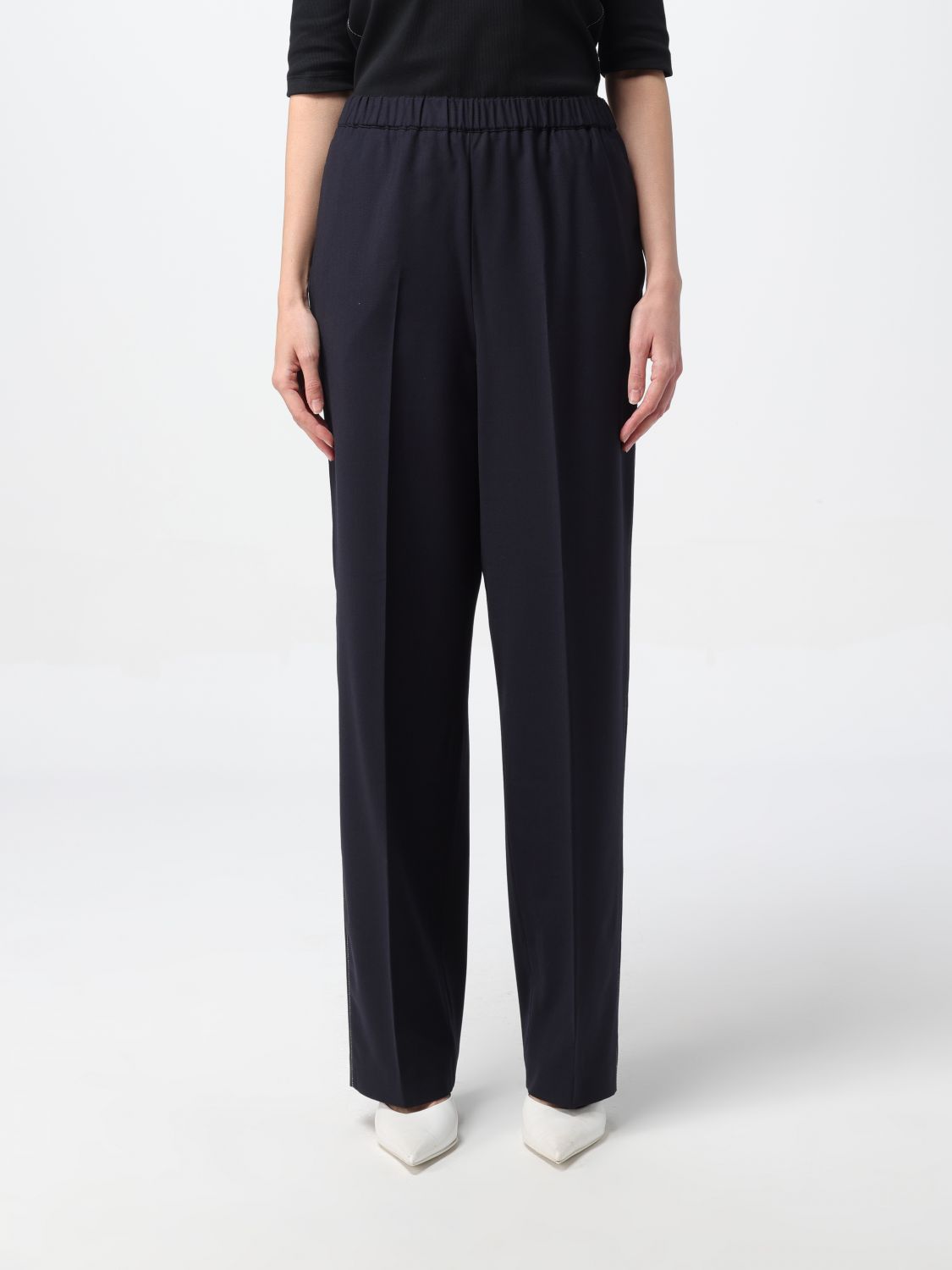 Fabiana Filippi Trousers FABIANA FILIPPI Woman colour Blue