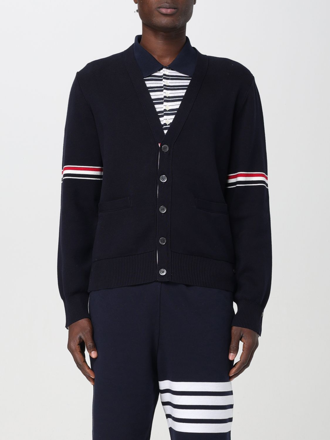 Thom Browne Cardigan THOM BROWNE Men colour Navy