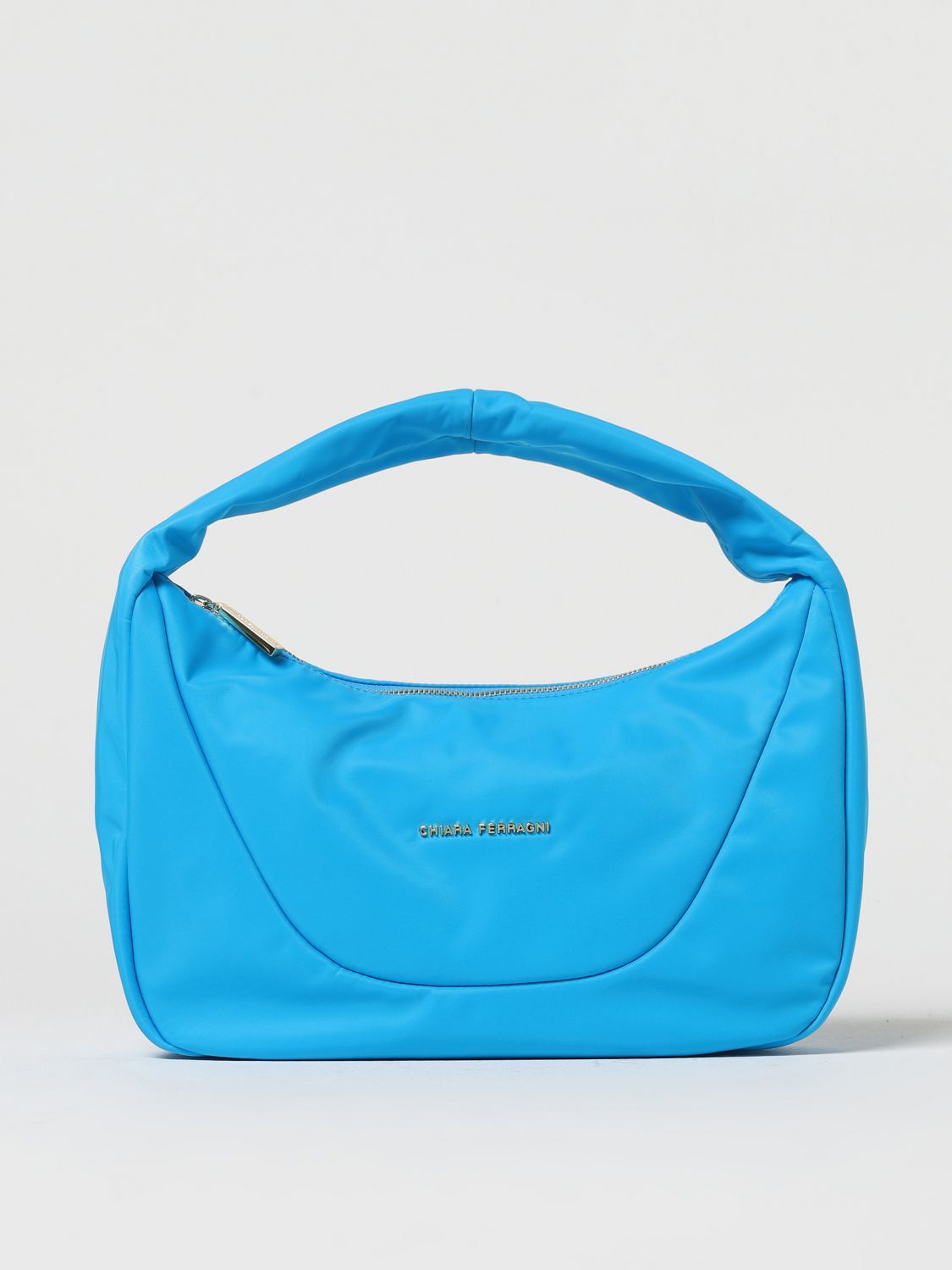 CHIARA FERRAGNI Shoulder Bag CHIARA FERRAGNI Woman colour Gnawed Blue