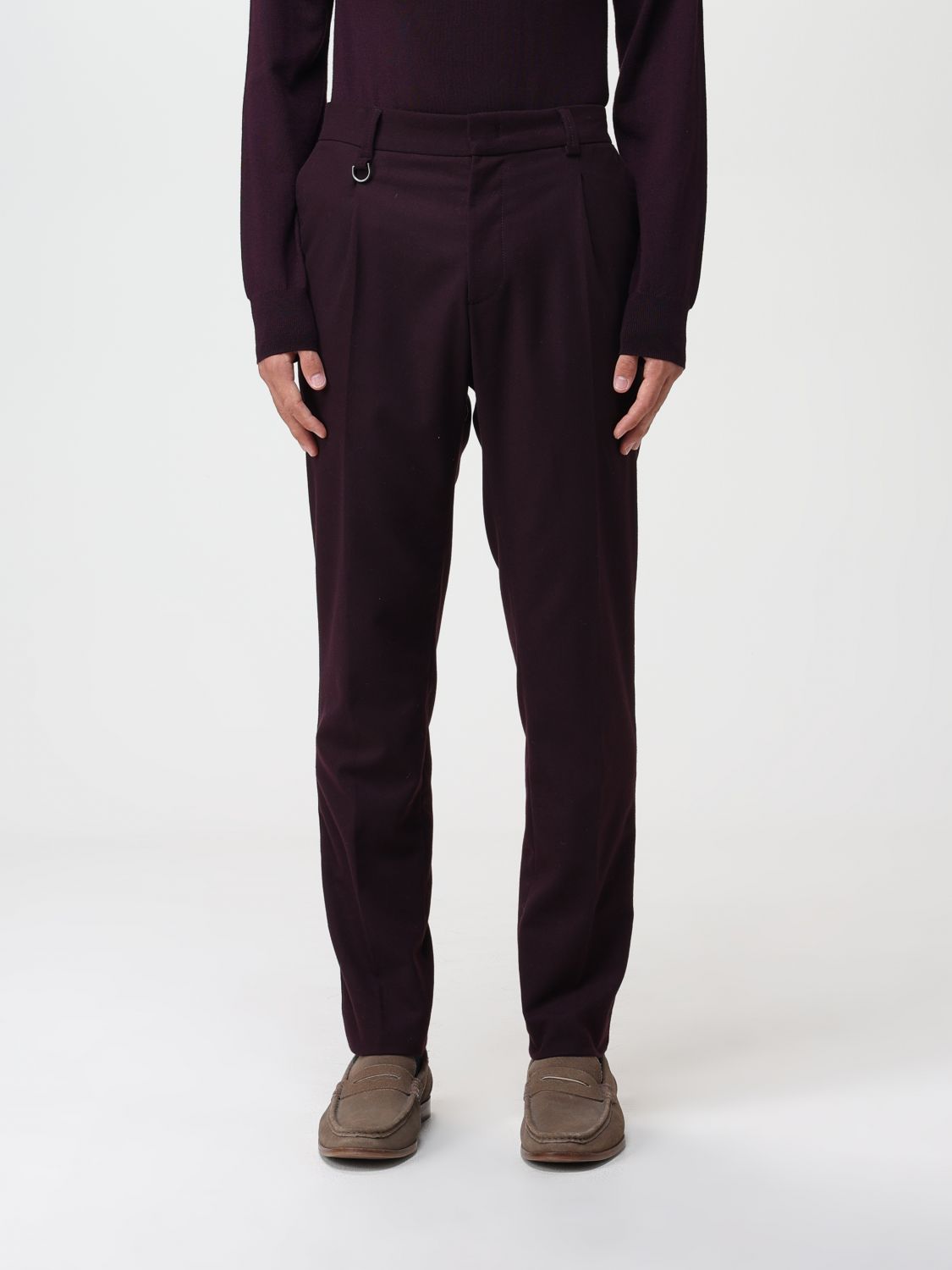 Paolo Pecora Trousers PAOLO PECORA Men colour Violet