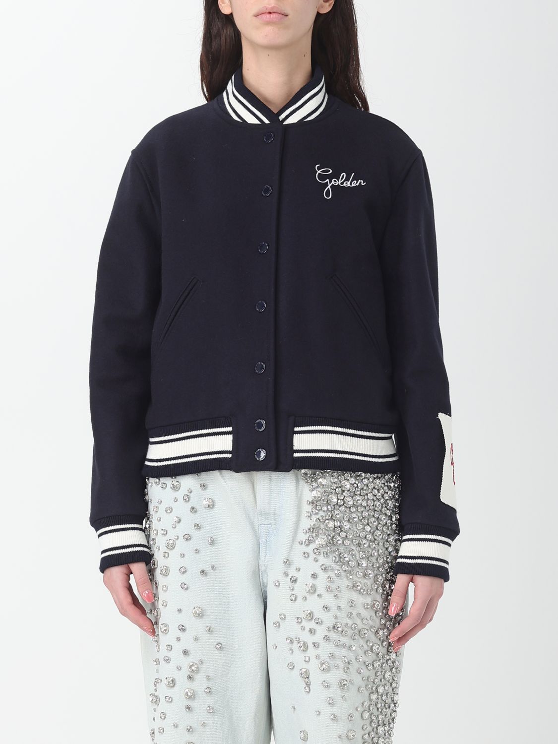 Golden Goose Jacket GOLDEN GOOSE Woman colour Navy