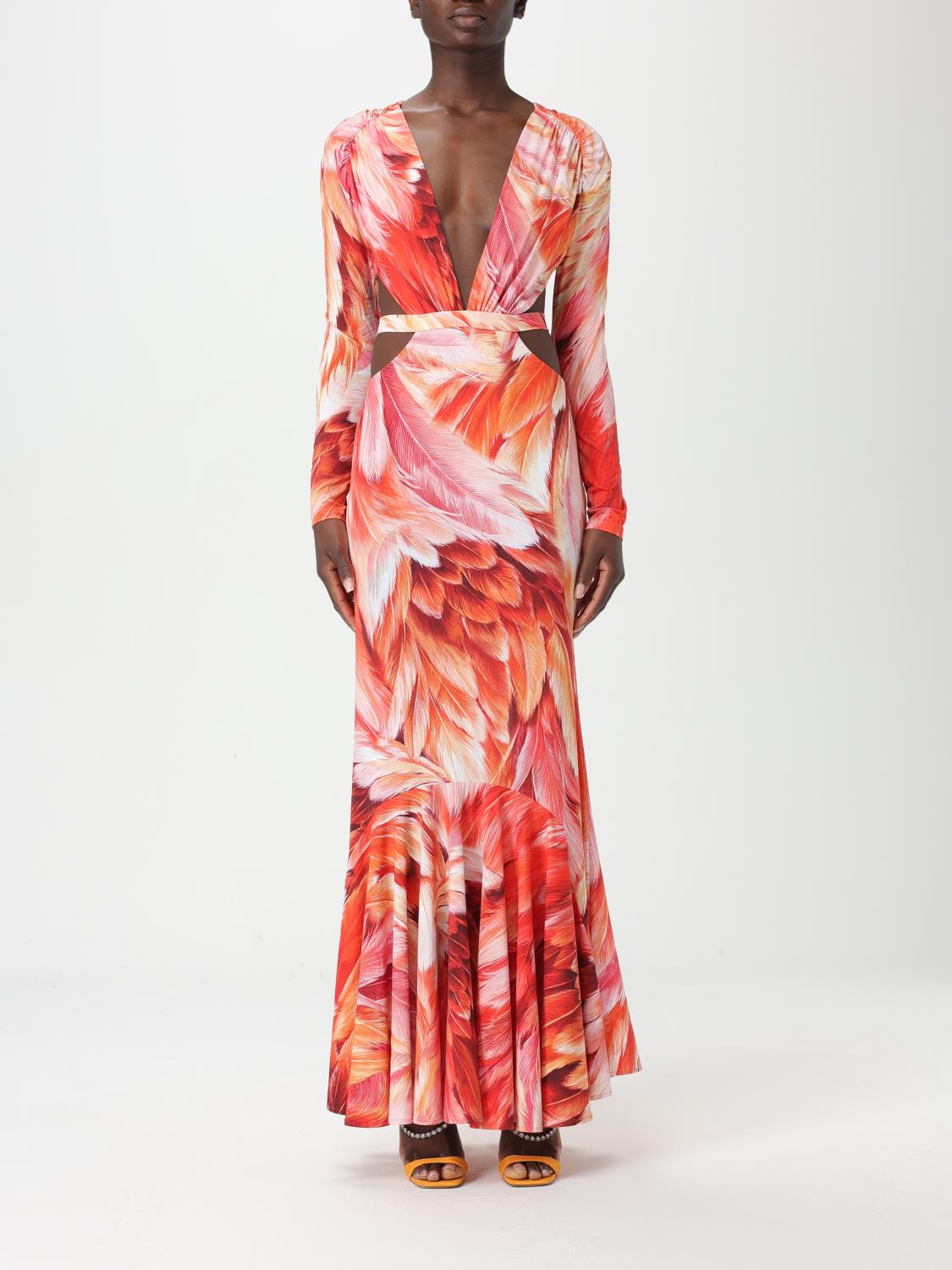 Roberto Cavalli Dress ROBERTO CAVALLI Woman color Lobster