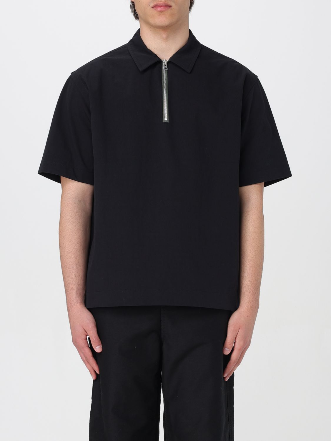 Sacai Polo Shirt SACAI Men colour Black